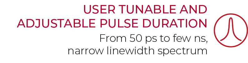 Tunable picosecond pulses